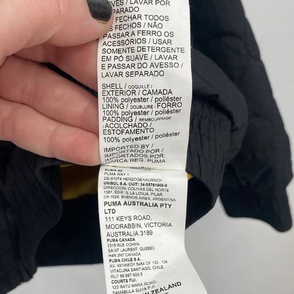 Puma x Sue Tsai Varsity Jacket Womens Size‎ XL Black Embroidered Woven Full Zip - Picture 8 of 15